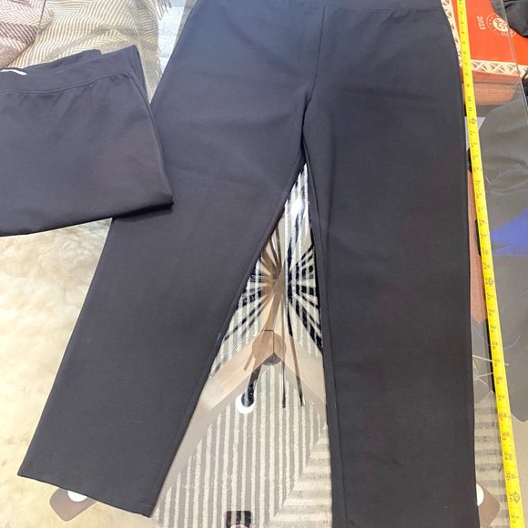 Black Pants,  Pull On Ankle Pants, Dress Pants, Hudson North, XL Black Pants - Picture 1 of 5